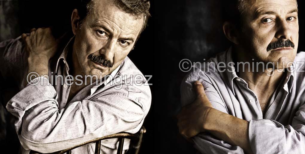 Fotografia de retrato del actor Juan Diego